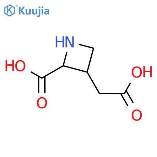 (2S,3S)-trans-3-(Carboxymethyl)-azetidine-2-acetic Acid structure