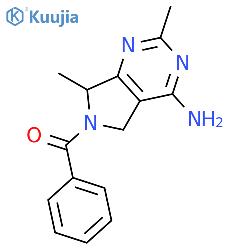 Methanone,(4-amino-5,7-dihydro-2,7-dimethyl-6H-pyrrolo[3,4-d]pyrimidin-6-yl)phenyl- structure