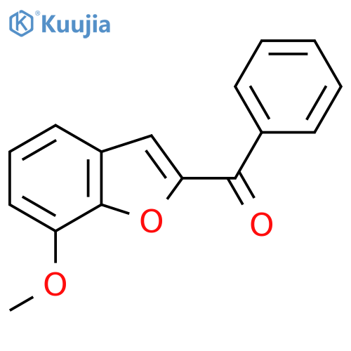(7-Methoxy-1-benzofuran-2-yl)(phenyl)methanone structure