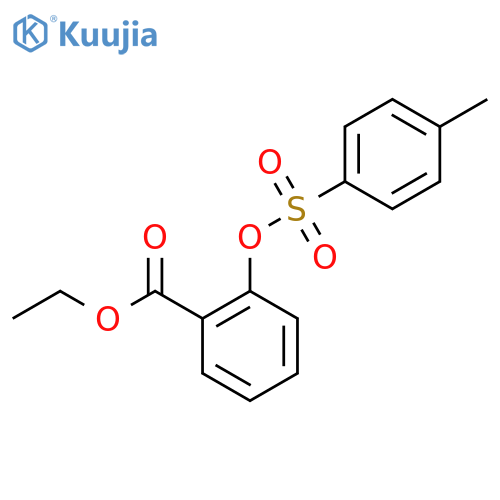 Ethyl 2-[(4-methylbenzenesulfonyl)oxy]benzoate structure