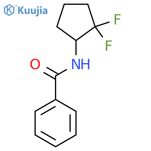 N-(2,2-difluorocyclopentyl)benzamide structure