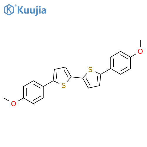 5,5'-Bis(4-methoxyphenyl)-2,2'-bithiophene structure