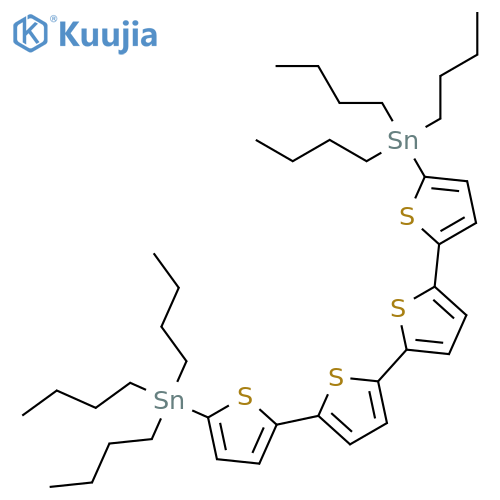 Stannane, [2,2':5',2'':5'',2'''-quaterthiophene]-5,5'''-diylbis[tributyl- structure