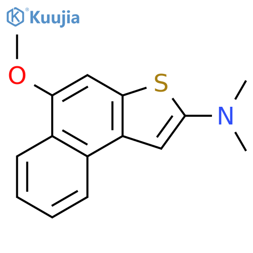 Naphtho[2,1-b]thiophen-2-amine, 5-methoxy-N,N-dimethyl- structure