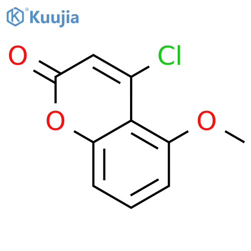 2H-1-Benzopyran-2-one, 4-chloro-5-methoxy- structure
