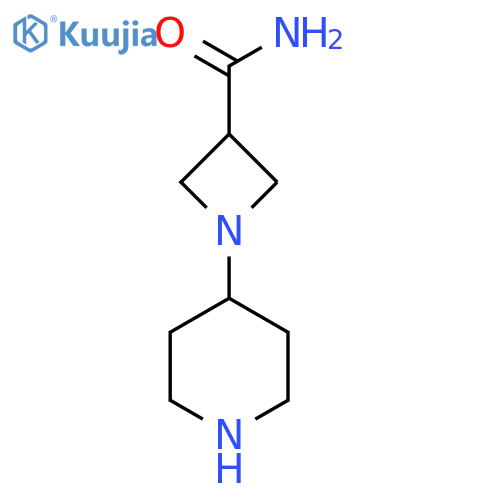 1-(Piperidin-4-yl)azetidine-3-carboxamide structure
