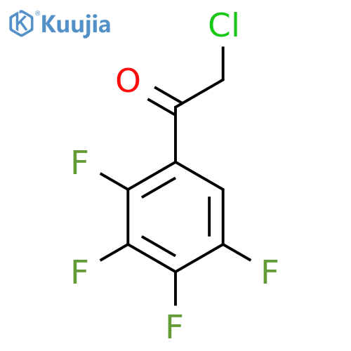 2-Chloro-1-(2,3,4,5-tetrafluorophenyl)ethan-1-one structure