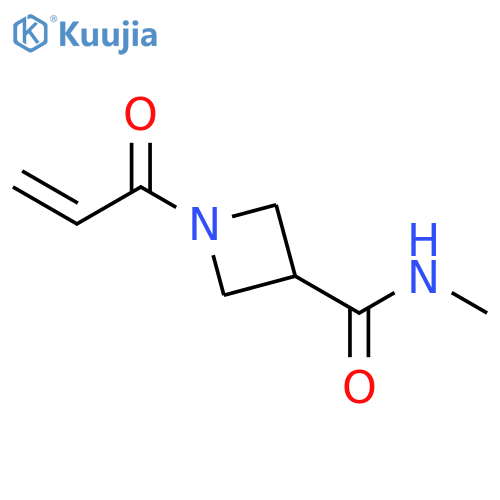 N-Methyl-1-(1-oxo-2-propen-1-yl)-3-azetidinecarboxamide structure