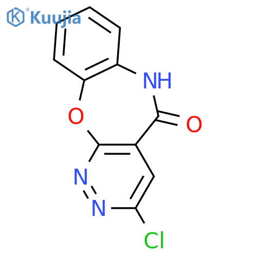 3-chloro-Pyridazino[3,4-b][1,5]benzoxazepin-5(6H)-one structure