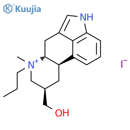 Ergolinium, 8-(hydroxymethyl)-6-methyl-6-propyl-, iodide, (8b)- structure