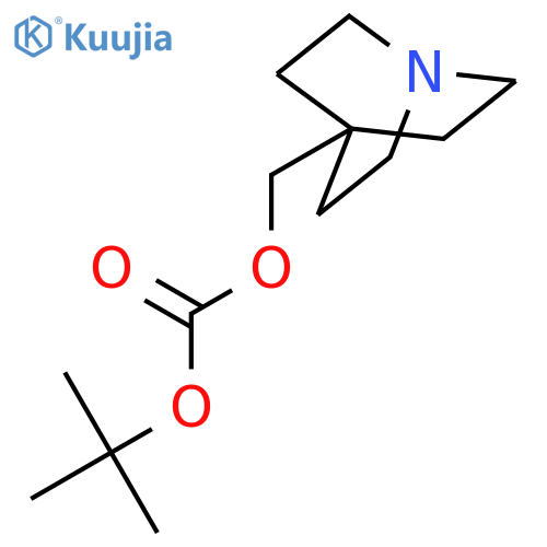 Carbonic acid, 1-azabicyclo[2.2.2]oct-4-ylmethyl 1,1-dimethylethyl ester structure