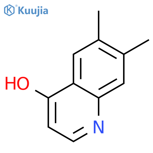 6,7-Dimethyl-4-hydroxyquinoline structure