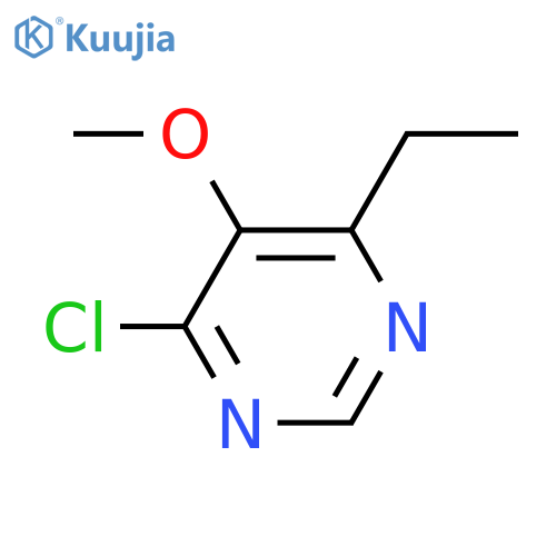 Pyrimidine, 4-chloro-6-ethyl-5-methoxy- structure