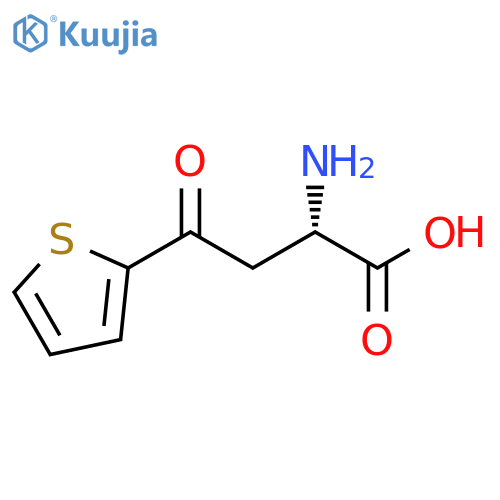 2-Thiophenebutanoic acid, α-amino-γ-oxo-, (αS)- structure