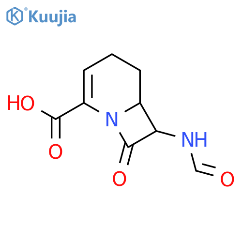1-Azabicyclo[4.2.0]oct-2-ene-2-carboxylicacid, 7-(formylamino)-8-oxo-, (6R,7R)- structure
