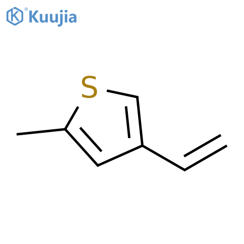 Thiophene, 4-ethenyl-2-methyl- structure