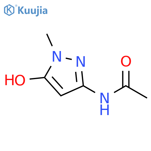 Acetamide,N-(5-hydroxy-1-methyl-1H-pyrazol-3-yl)- structure