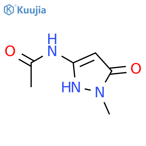 Acetamide,N-(2,5-dihydro-1-methyl-5-oxo-1H-pyrazol-3-yl)- structure
