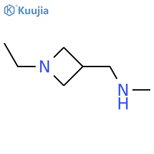 3-Azetidinemethanamine, 1-ethyl-N-methyl- structure