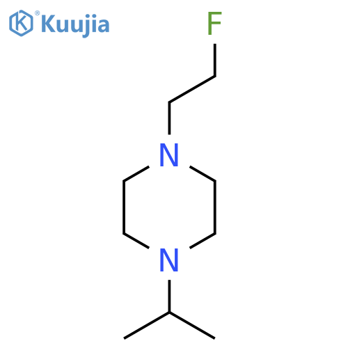 1-(2-Fluoroethyl)-4-(propan-2-yl)piperazine structure