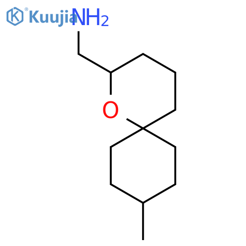 {9-Methyl-1-oxaspiro[5.5]undecan-2-yl}methanamine structure