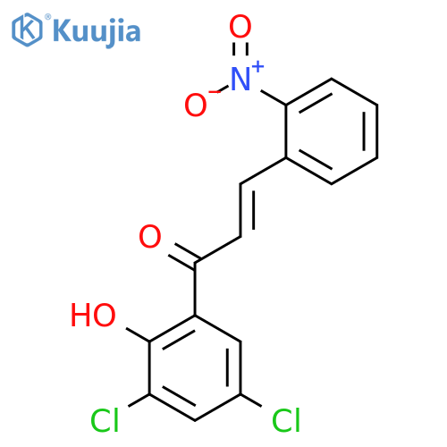 2-Propen-1-one, 1-(3,5-dichloro-2-hydroxyphenyl)-3-(2-nitrophenyl)- structure