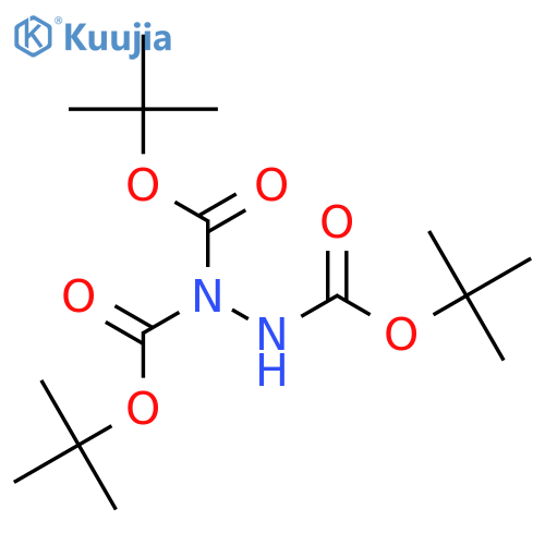 1,1,2-Tris(tert-butoxycarbonyl)hydrazine structure