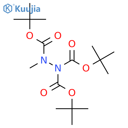 Hydrazinetricarboxylic acid, methyl-, tris(1,1-dimethylethyl) ester structure