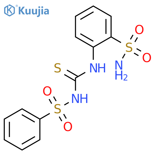 BENZENESULFONAMIDE, N-[[[2-(AMINOSULFONYL)PHENYL]AMINO]THIOXOMETHYL]- structure