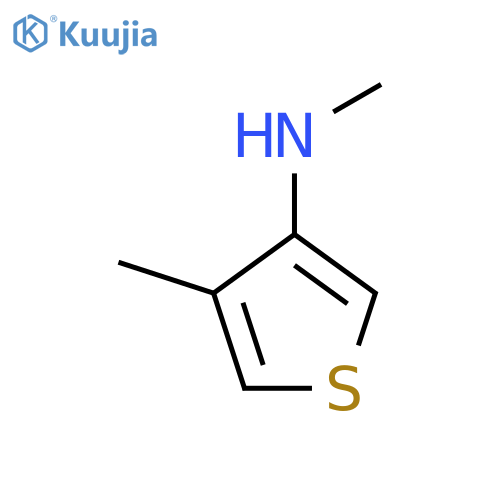 N,4-dimethylthiophen-3-amine structure