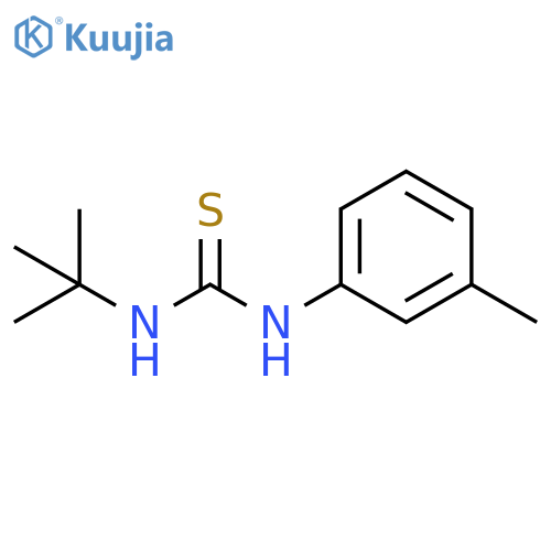 (Z)-N-tert-butyl-N'-(3-methylphenyl)carbamimidothioic acid structure