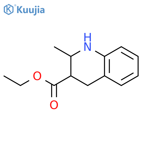 3-Quinolinecarboxylic acid, 1,2,3,4-tetrahydro-2-methyl-, ethyl ester structure