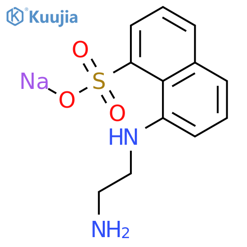 N-(Aminoethyl)-8-naphthylamine-1-sulfonic Acid Sodium Salt structure