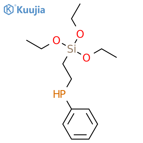 Phosphine, phenyl[2-(triethoxysilyl)ethyl]- structure
