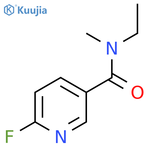 3-Pyridinecarboxamide, N-ethyl-6-fluoro-N-methyl- structure