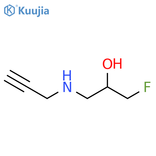 2-Propanol, 1-fluoro-3-(2-propyn-1-ylamino)- structure
