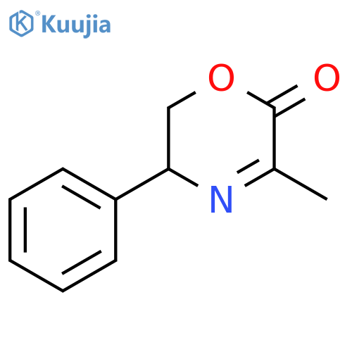 (R)-3-Methyl-5-phenyl-5,6-dihydro-2H-1,4-oxazin-2-one structure