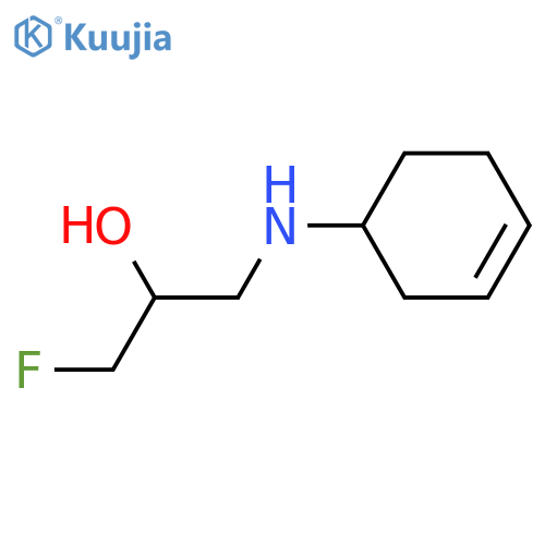 1-[(Cyclohex-3-en-1-yl)amino]-3-fluoropropan-2-ol structure