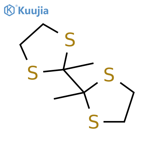 2,2'-Bi-1,3-dithiolane,2,2'-dimethyl- structure