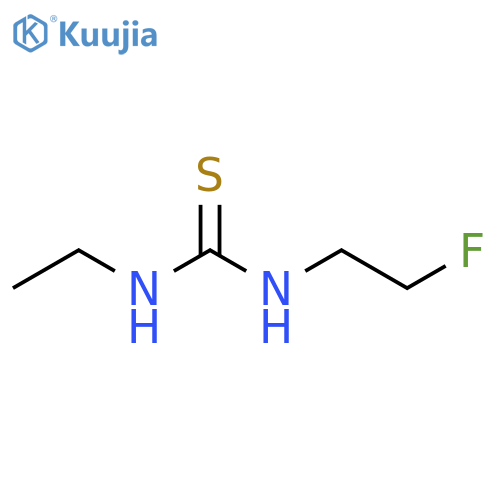 Thiourea, N-ethyl-N'-(2-fluoroethyl)- structure