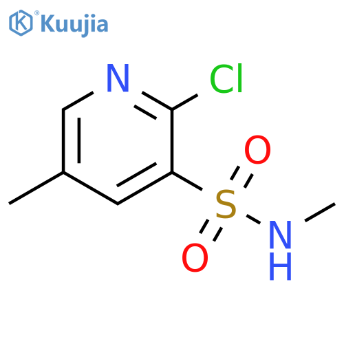 3-Pyridinesulfonamide, 2-chloro-N,5-dimethyl- structure