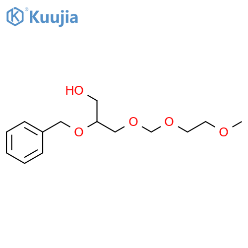 1-Propanol, 3-[(2-methoxyethoxy)methoxy]-2-(phenylmethoxy)- structure