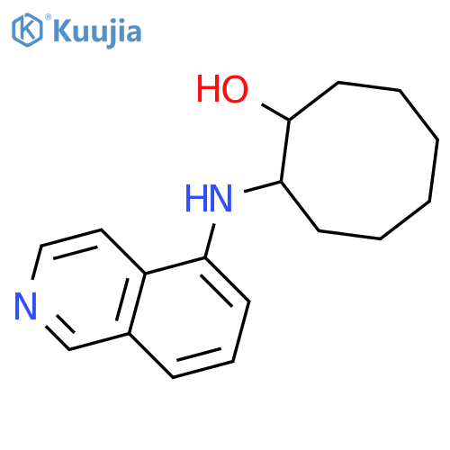 Cyclooctanol, 2-(5-isoquinolinylamino)- structure