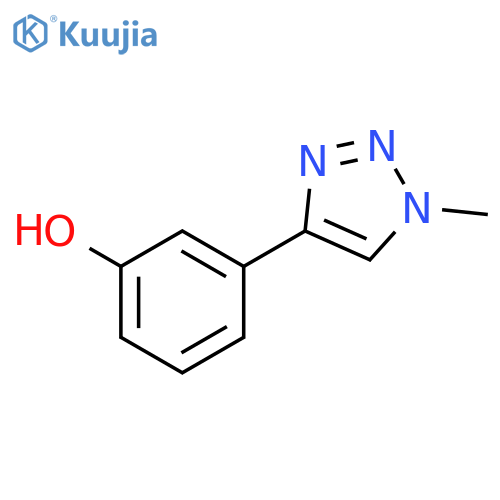 3-(1-methyl-1H-1,2,3-triazol-4-yl)phenol structure