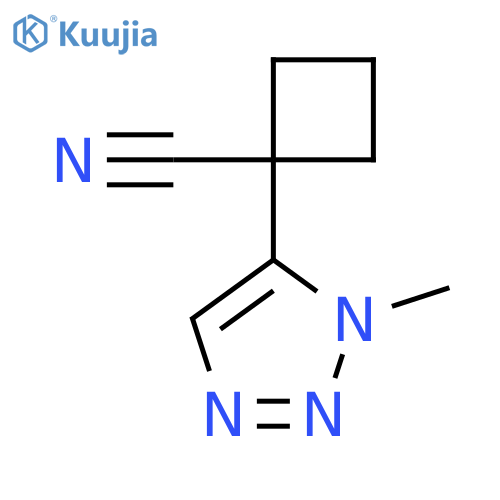 1-(1-Methyl-1h-1,2,3-triazol-5-yl)cyclobutane-1-carbonitrile structure