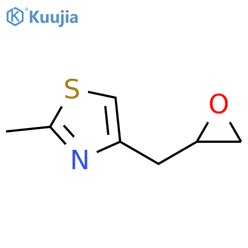 2-Methyl-4-[(oxiran-2-yl)methyl]-1,3-thiazole structure