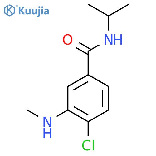 4-chloro-3-(methylamino)-N-(propan-2-yl)benzamide structure