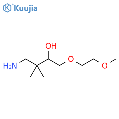 2-Butanol, 4-amino-1-(2-methoxyethoxy)-3,3-dimethyl- structure