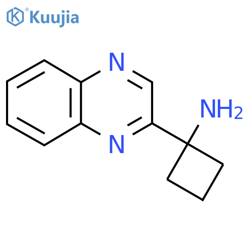 1-(Quinoxalin-2-yl)cyclobutan-1-amine structure