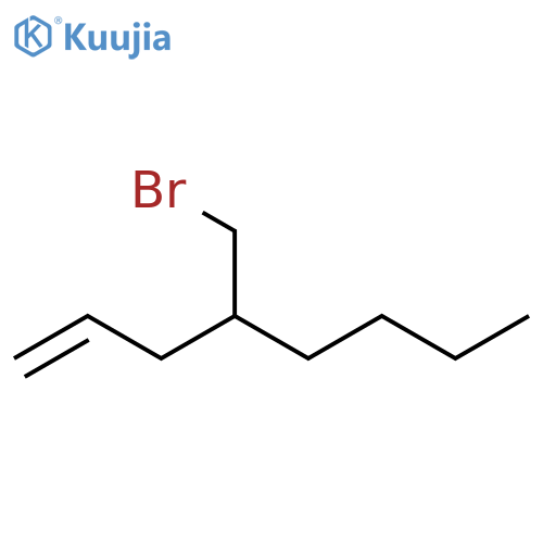 1-Octene, 4-(bromomethyl)- structure